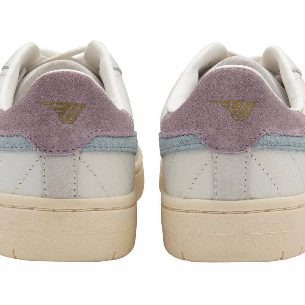 Gola White and Light Blue Low Top Sneakers - Picture 2 of 12